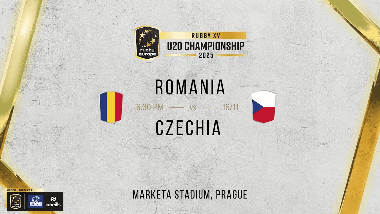 ROMANIA vs CZECHIA - RUGBY EUROPE U20 CHAMPIONSHIP 2025