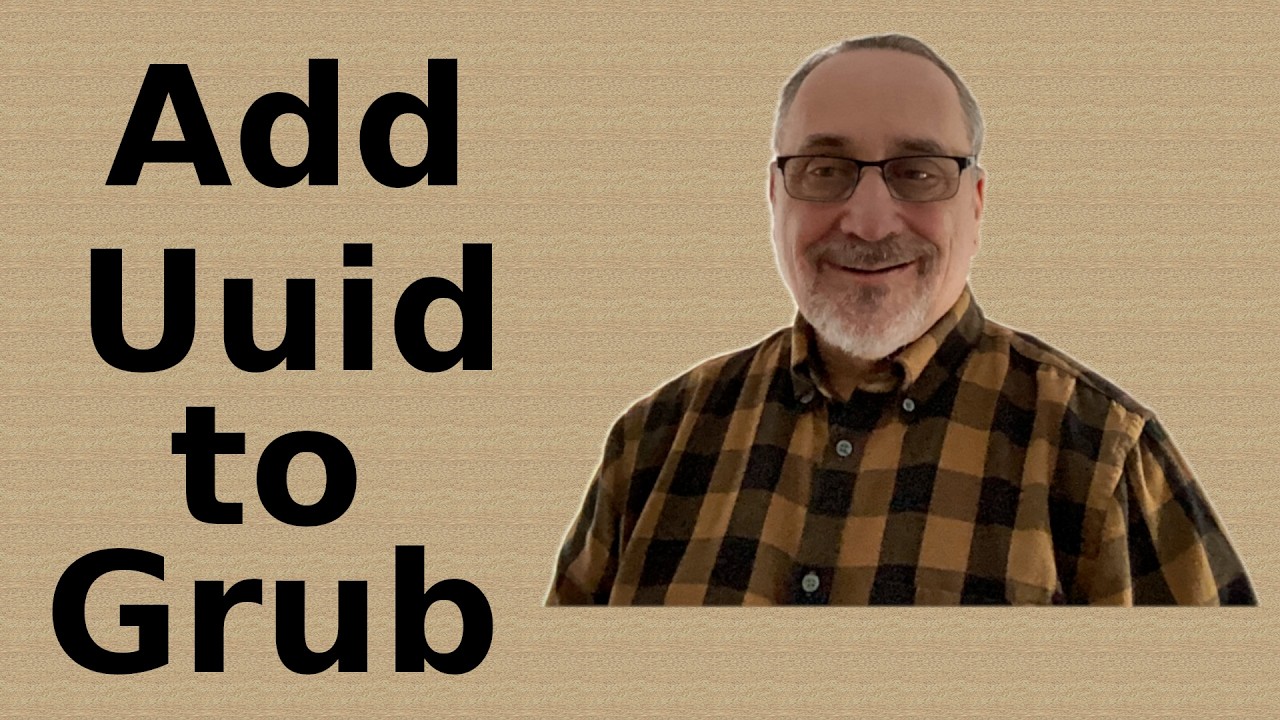 Copy UUID to Grub Easy
