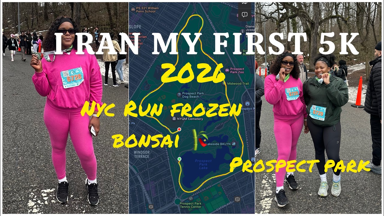 I ran my first 5k of 2026 || NYC RUN BONSAI 5K RACE - PROSPECT PARK