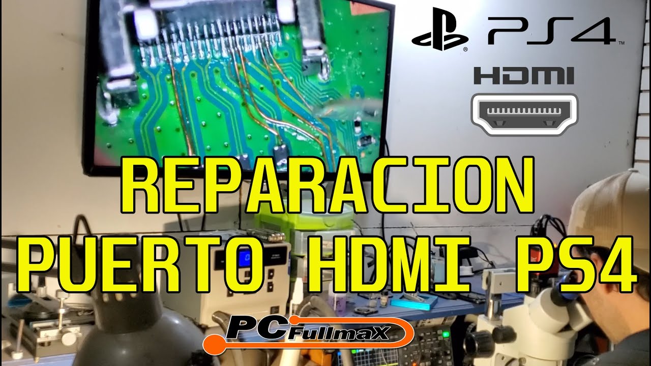 Reparación hdmi ps4 y reconstrucción de pistas