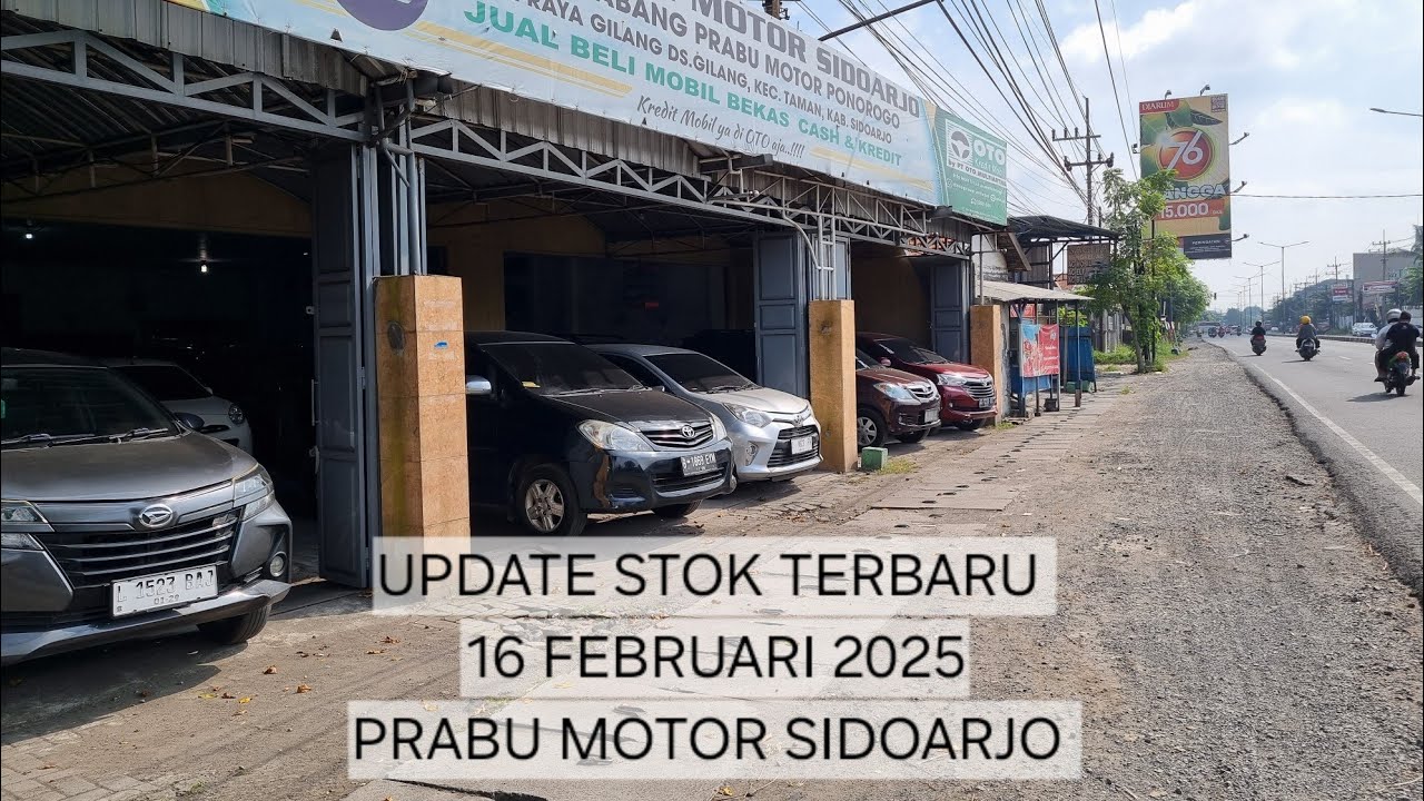 UPDATE STOK TERBARU 16 FEBRUARI 2025 PRABU MOTOR SIDOARJO