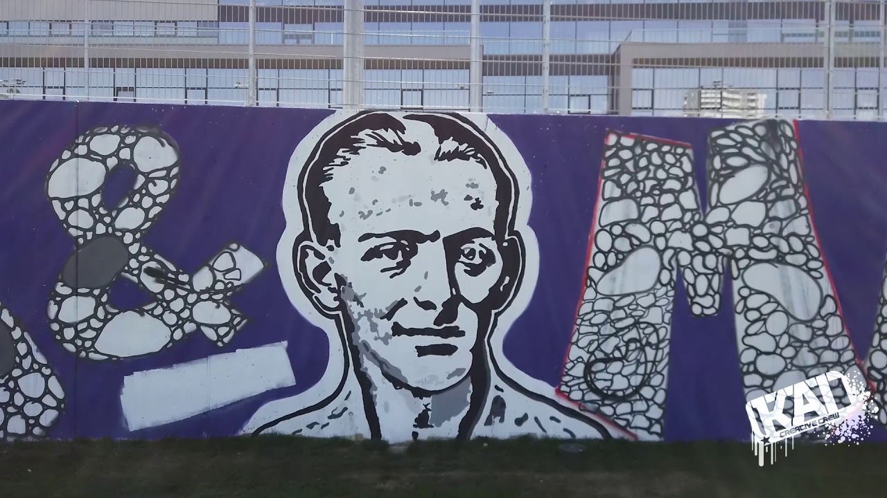 Austria Wien steht f&uuml;r... - Trainingswand Horr-Stadion - Made by KAI2000 Creative Crew