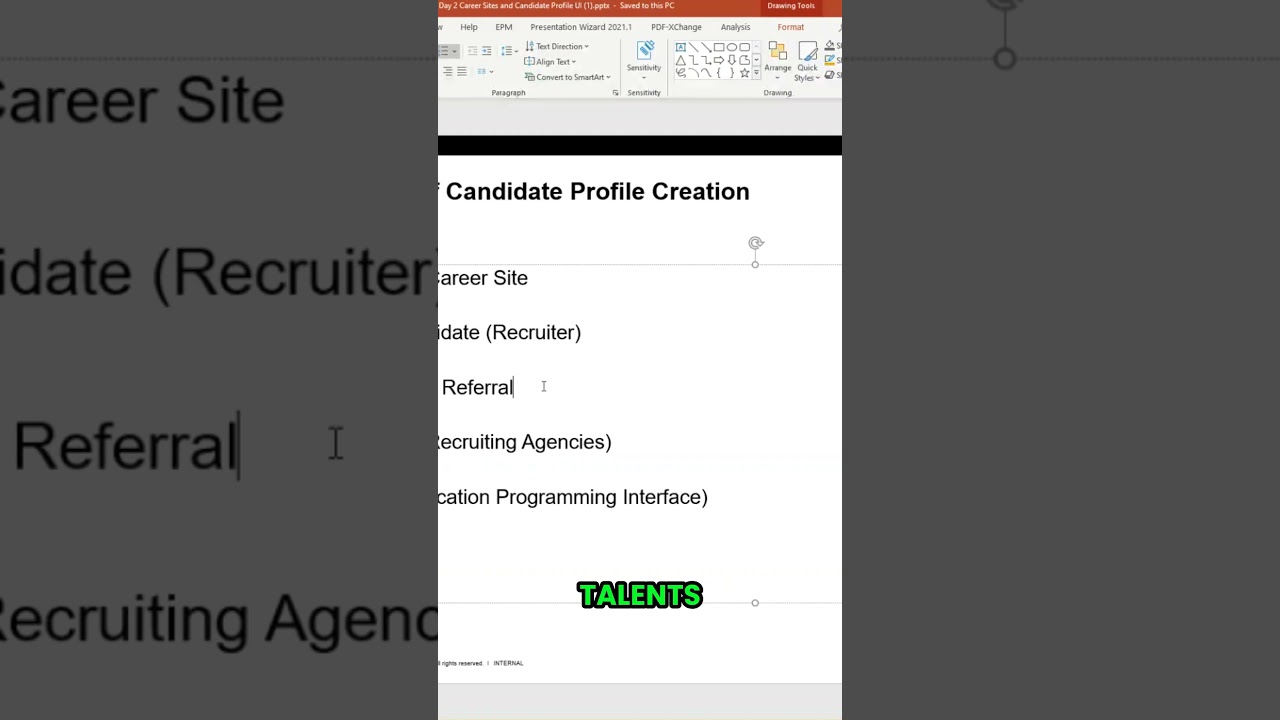 SAP Successfactors RCM "Employee referral is important to you because..."