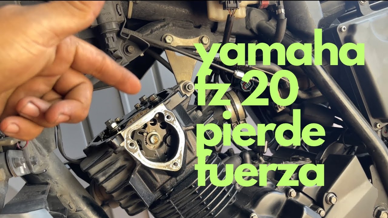 Por que mi Yamaha fz 2.0 ha perdido rendimiento y potencia?