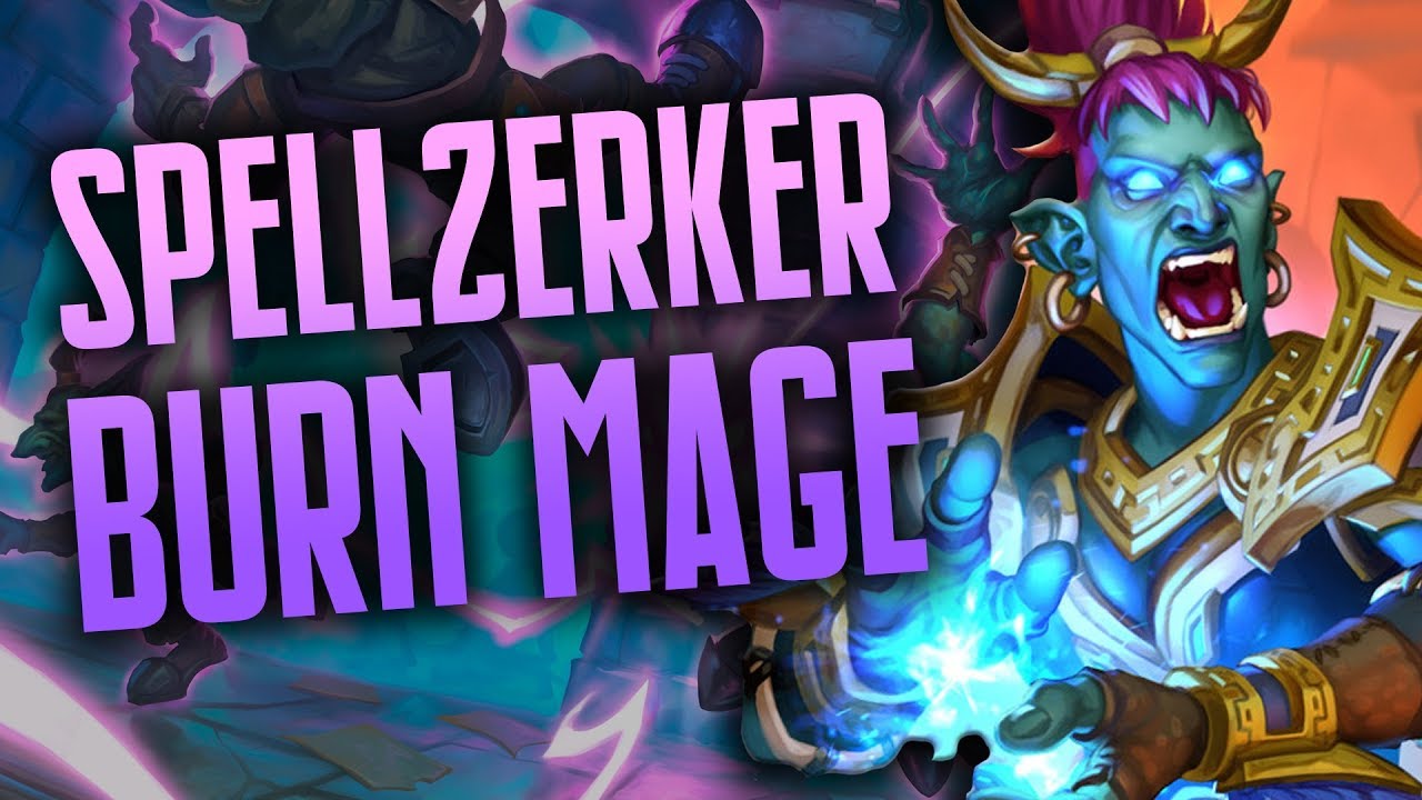 Spellzerker Burn Mage | Rastakhan's Rumble | Hearthstone | Dekkster