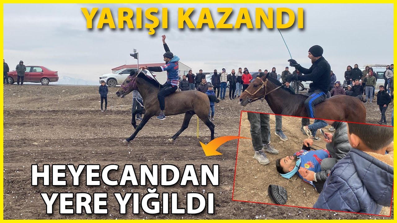 Atıyla Yarışı Kazandı, Heyecandan Yere Yığıldı