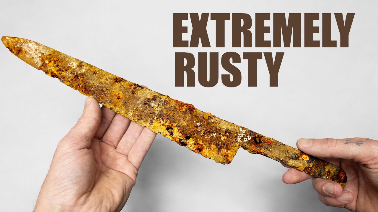 Extremely Rusty Old Knife Restoration