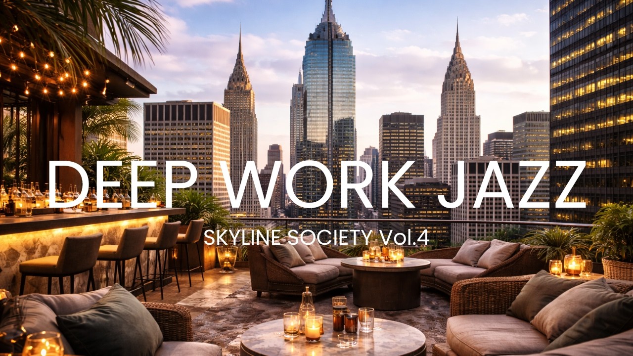 Late Night Smooth Jazz for Deep Work | Skyline Society Vol. 04 &mdash; Focus, Study & Coding Mix