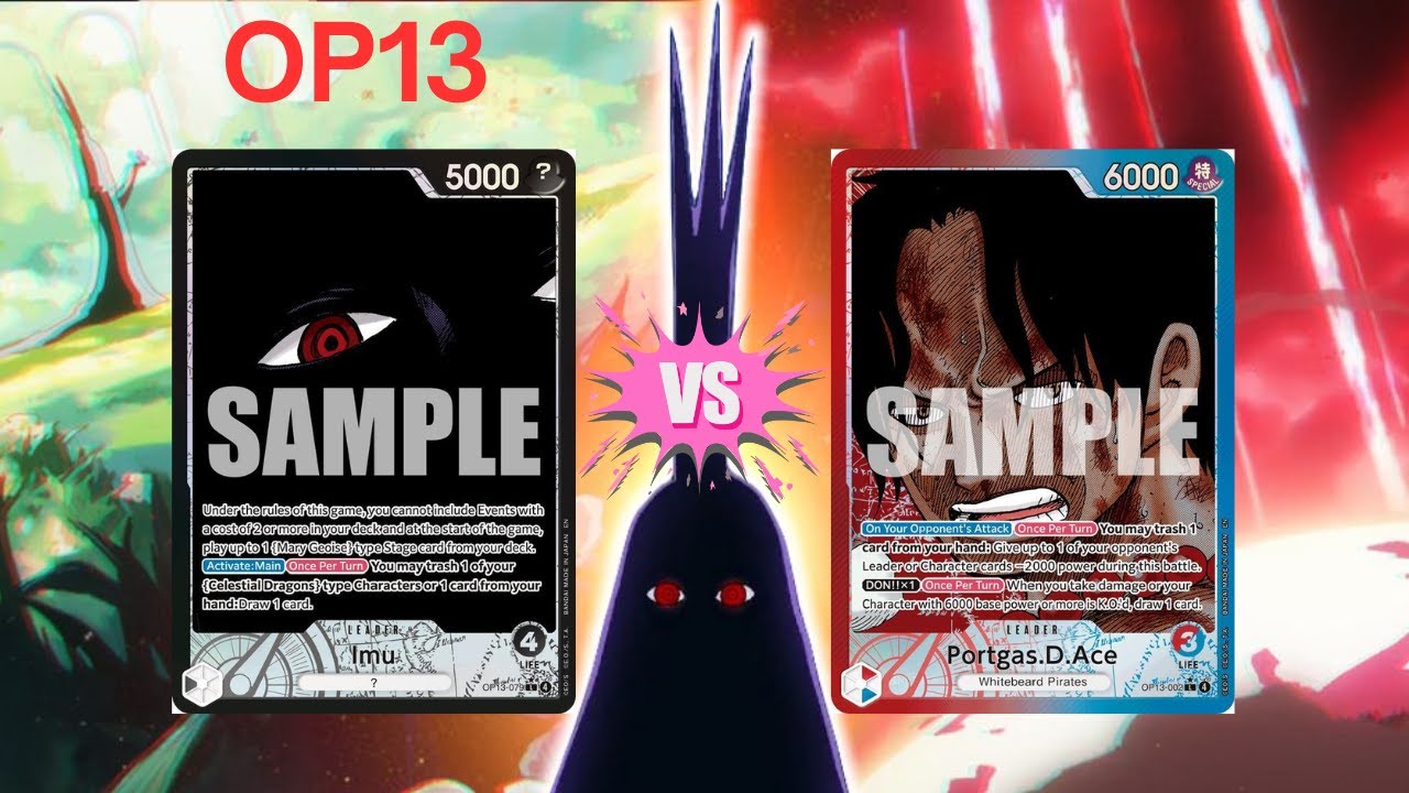 [OP13] Первый раунд! One Piece TCG: Иму против Эйса