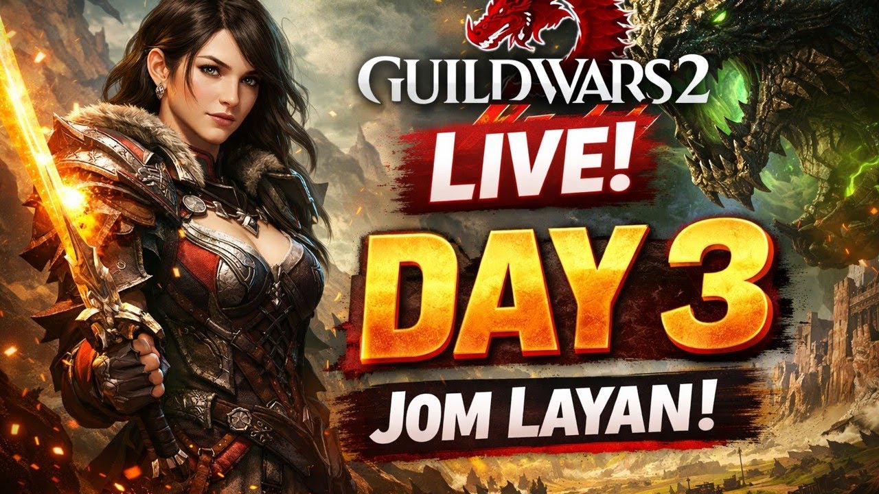 🔴 LIVE | Guild Wars 2 Gameplay – Day 3 | Open World Adventure