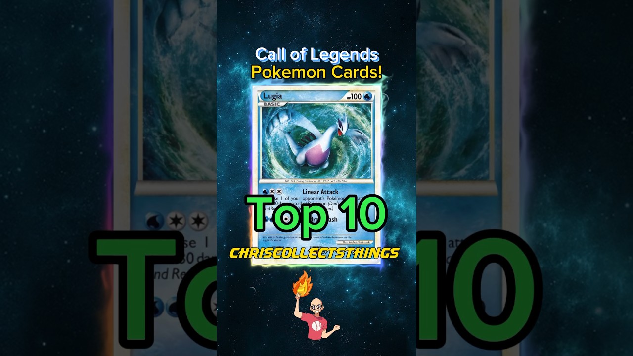 Top 10 Pok&eacute;mon CALL of LEGENDS cards 💦 #shorts #top10 #legendarypokemon