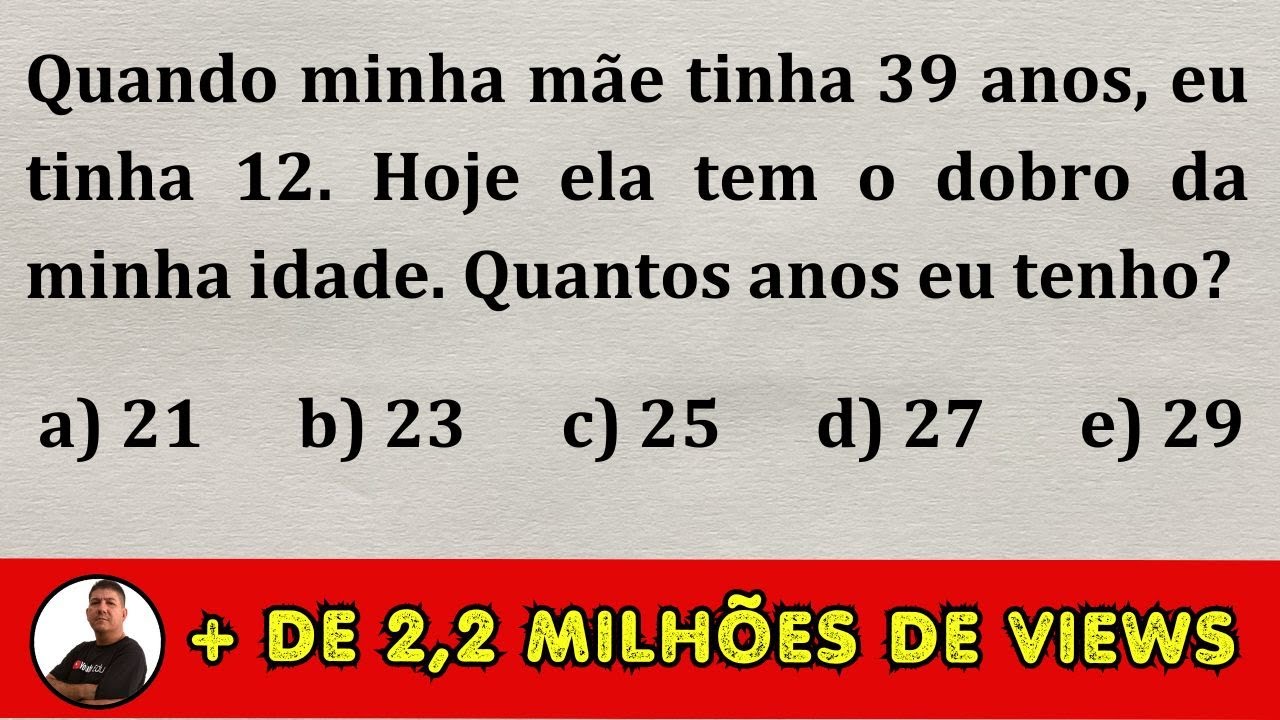 PROBLEMA DE MATEMÁTICA PARA CONCURSOS | Prof Robson Liers | Mathematicamente