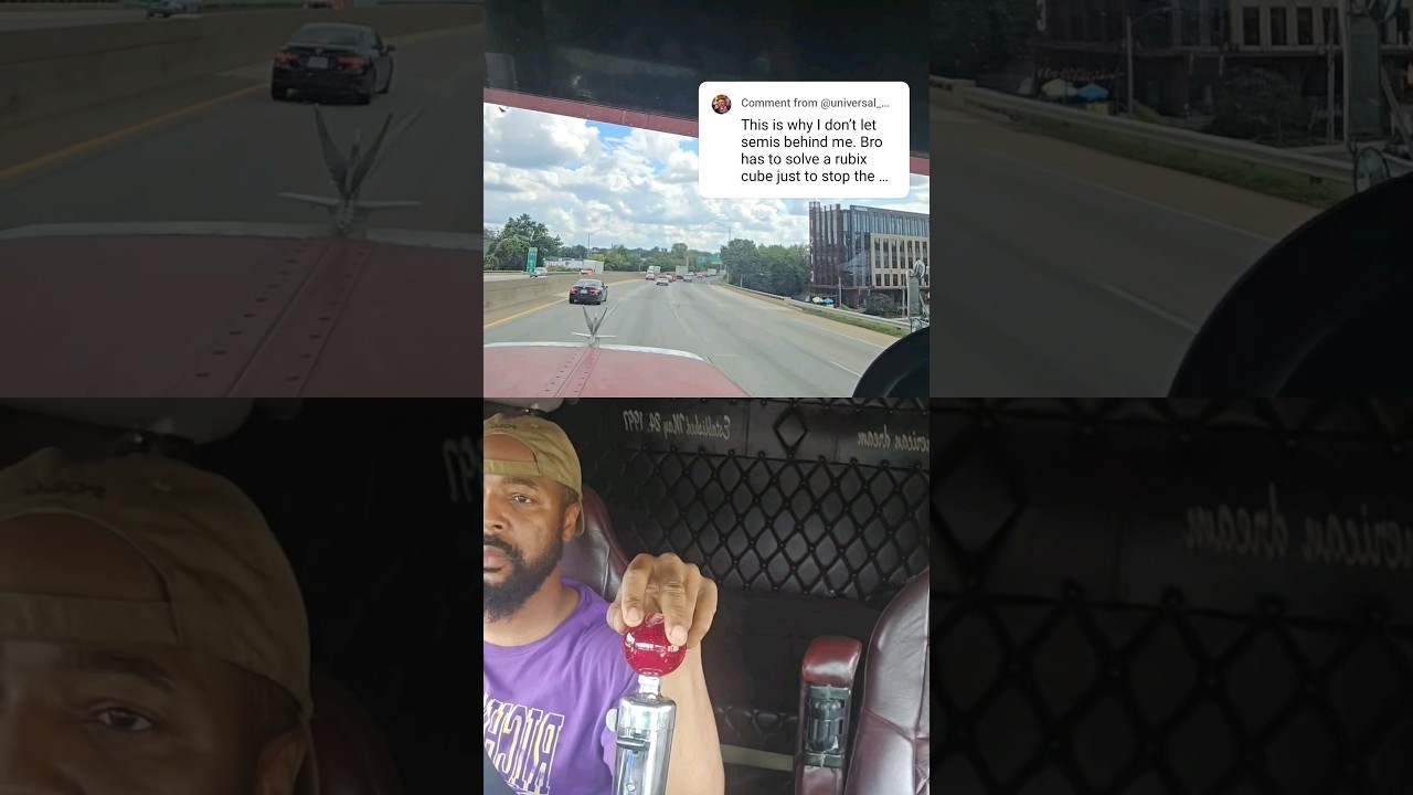 18-speed downshifting #peterbilt #trucking #trucker #caterpillar #jakebrake #Charlotte #truckdriver