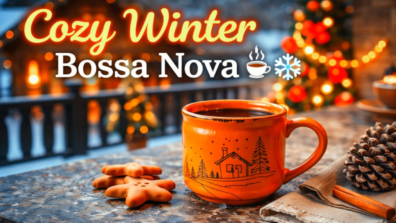 Cozy Winter Bossa Nova ☕❄️ Warm Jazz Cafe Music for Relaxing, Studying & Snowy Nights