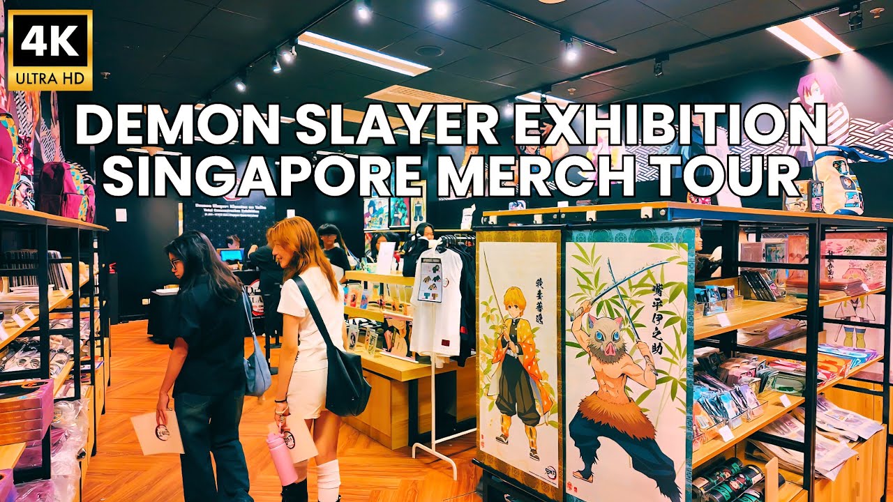 Demon Slayer Exhibition Singapore FULL Merch Tour