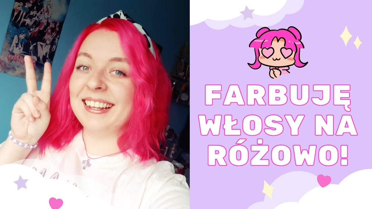 FARBUJĘ MOJE WŁOSY NA R&Oacute;ŻOWO! 🌺 Joanna PASTEL & FLUO COLOR szamponetka p&oacute;łtrwała r&oacute;żowa🍬💜