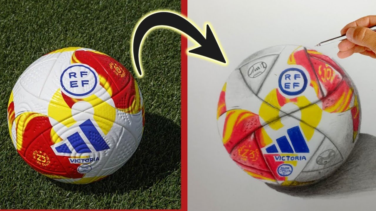 Dibujando!!! Pelota de liga española 2026 ⚽✏️