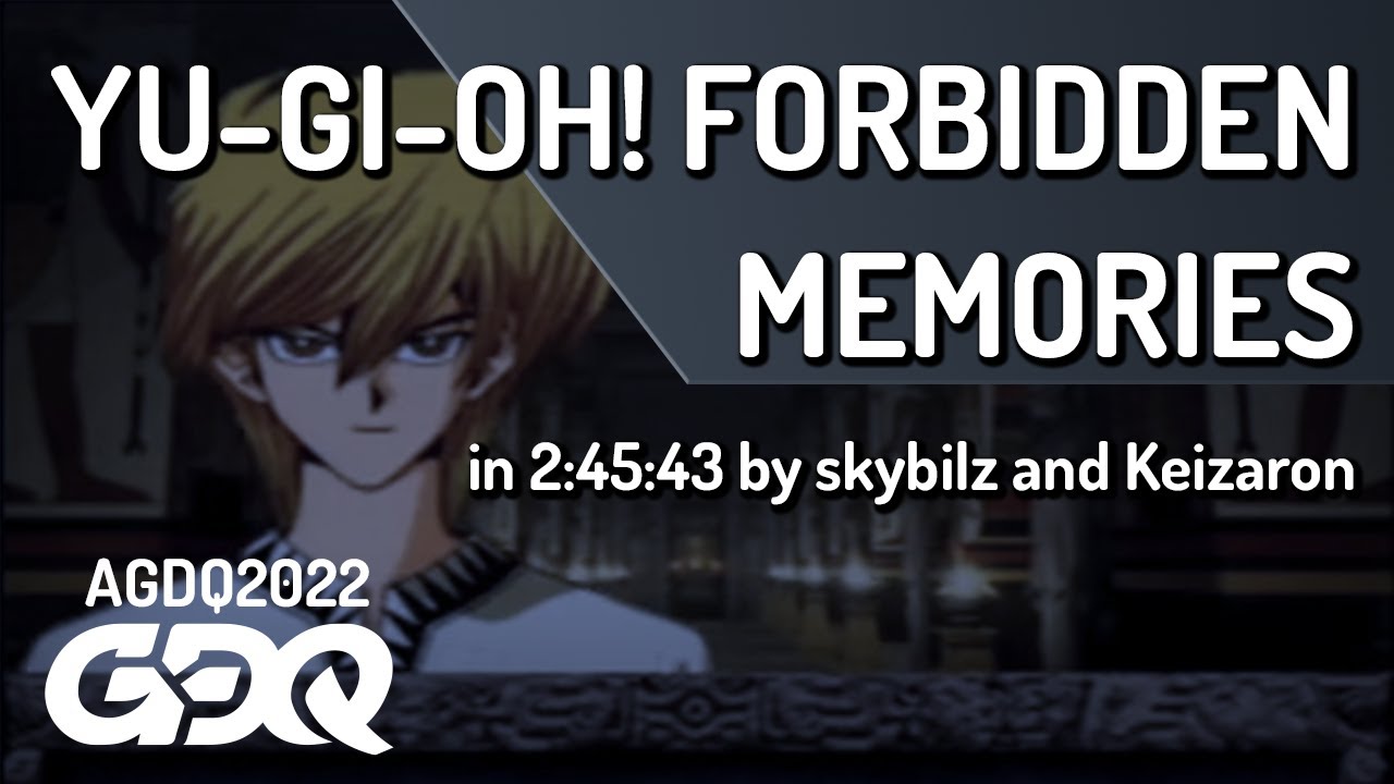 Yu-Gi-Oh! Forbidden Memories by skybilz and Keizaron in 2:45:43 - AGDQ 2022 Online