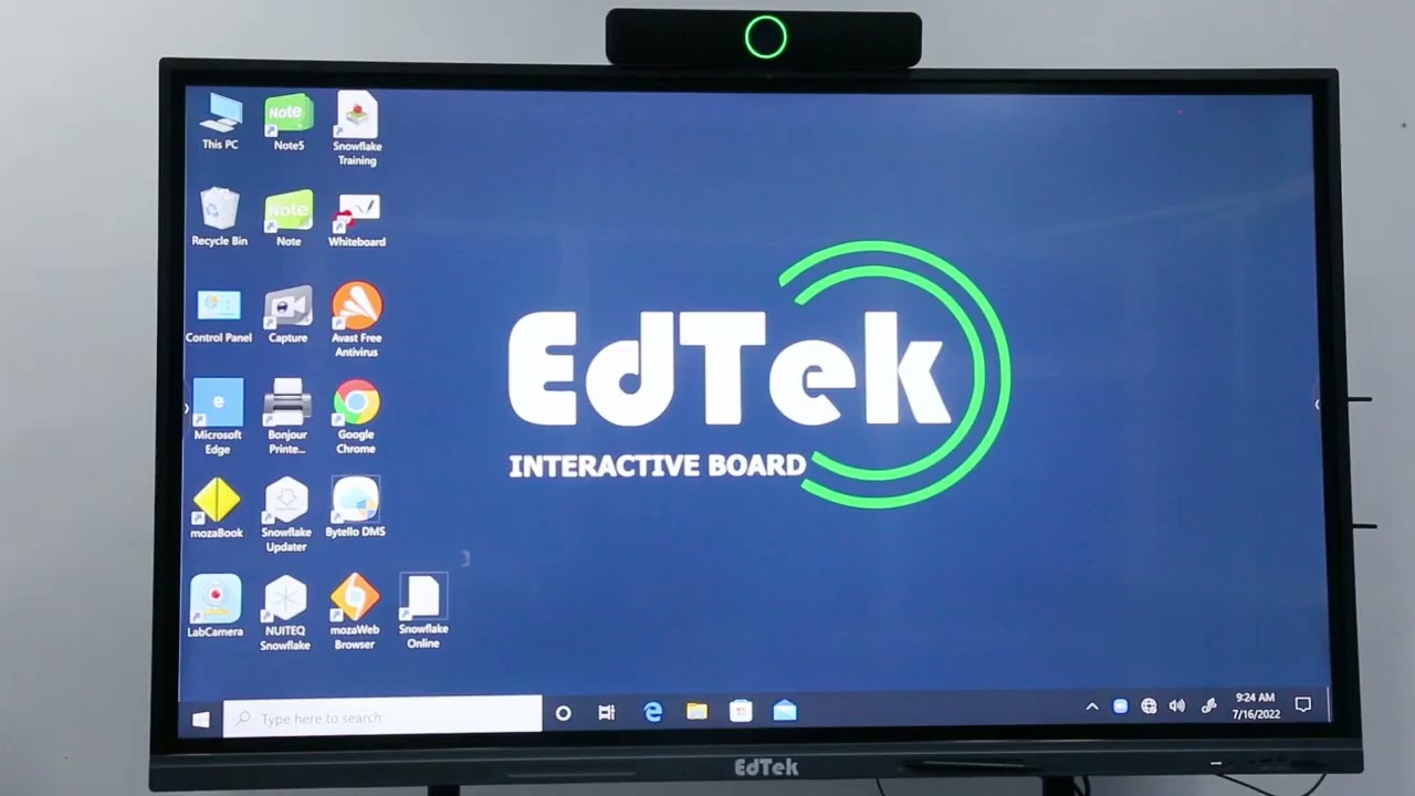 Edtek Interactive Smart Board in 2 Minutes