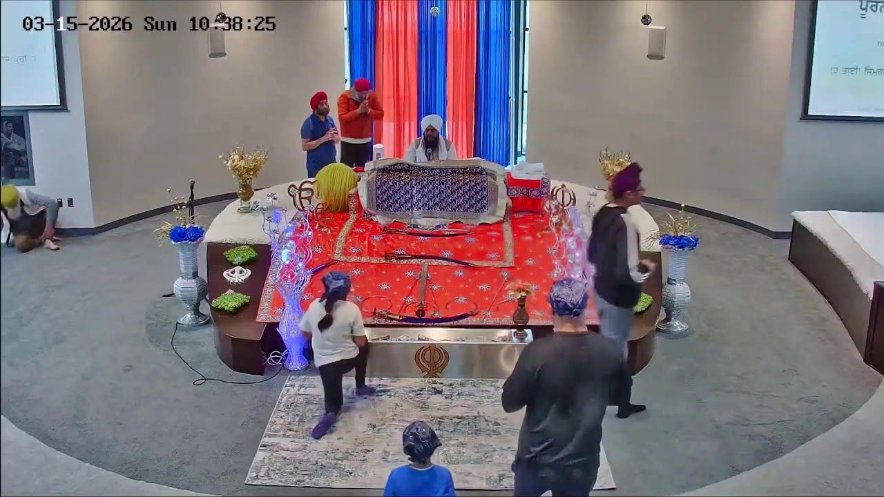 Gurdwara Sahib Kansas Live Telecast Sunday Diwan Mar 15,  2026