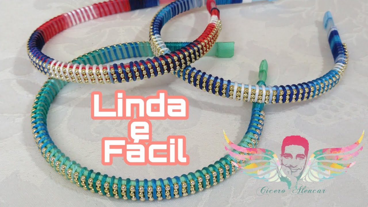 FAÇA COMIGO uma TIARA LINDA e FÁCIL | Cicero Alencar