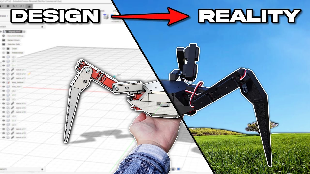 How I built a Walking Robot in 24 hrs