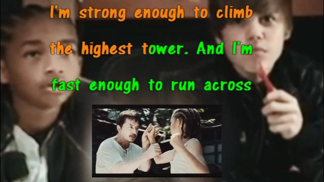 Justin Bieber Feat. Jaden Smith Never Say Never Karaoke