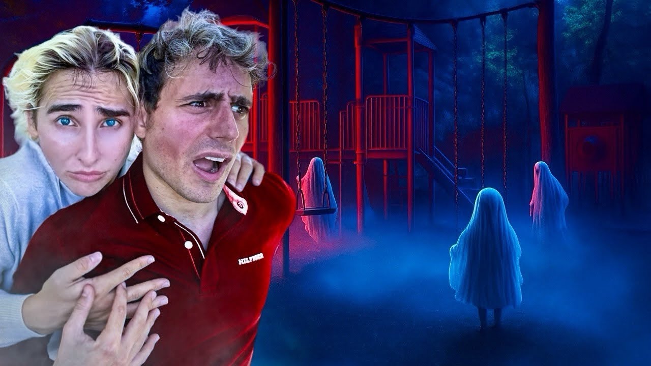 OUR PLAYGROUND IS HAUNTED! 😱😰 