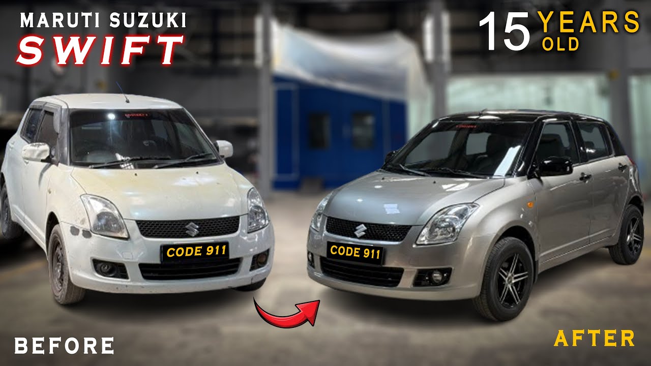 Restoring a 15-Year-Old Suzuki Swift to Showroom Condition!