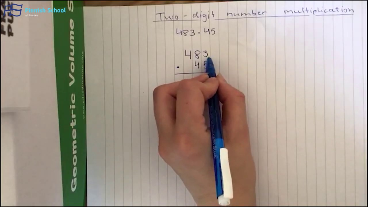 Matematikë - Shumëzimi i numrave dyshifror - Klasa 4 - Shkolla Finlandeze