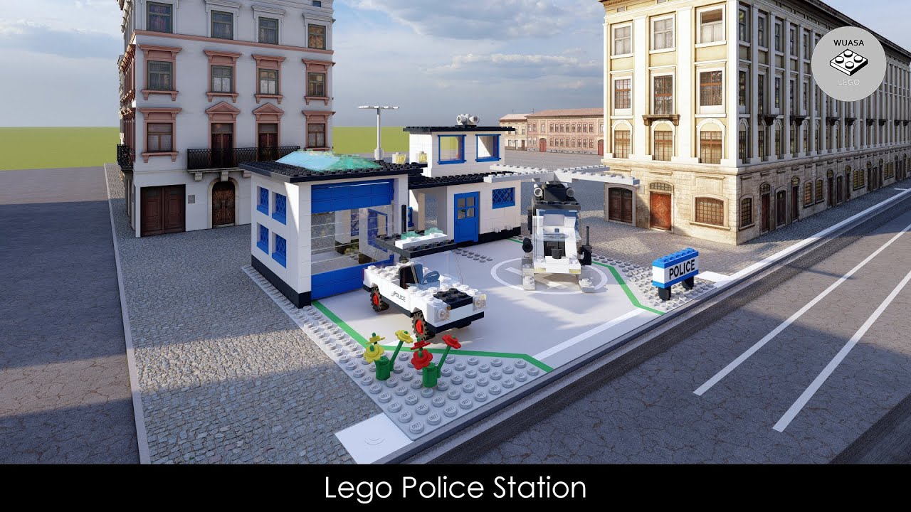 Lego System Police Station 6384 done in Studio 2.0 | Speed Build