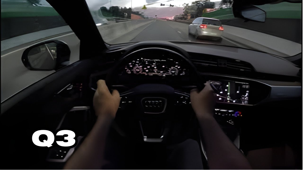 2023 Audi Q3 II Sportback Night POV Test Drive (150HP)