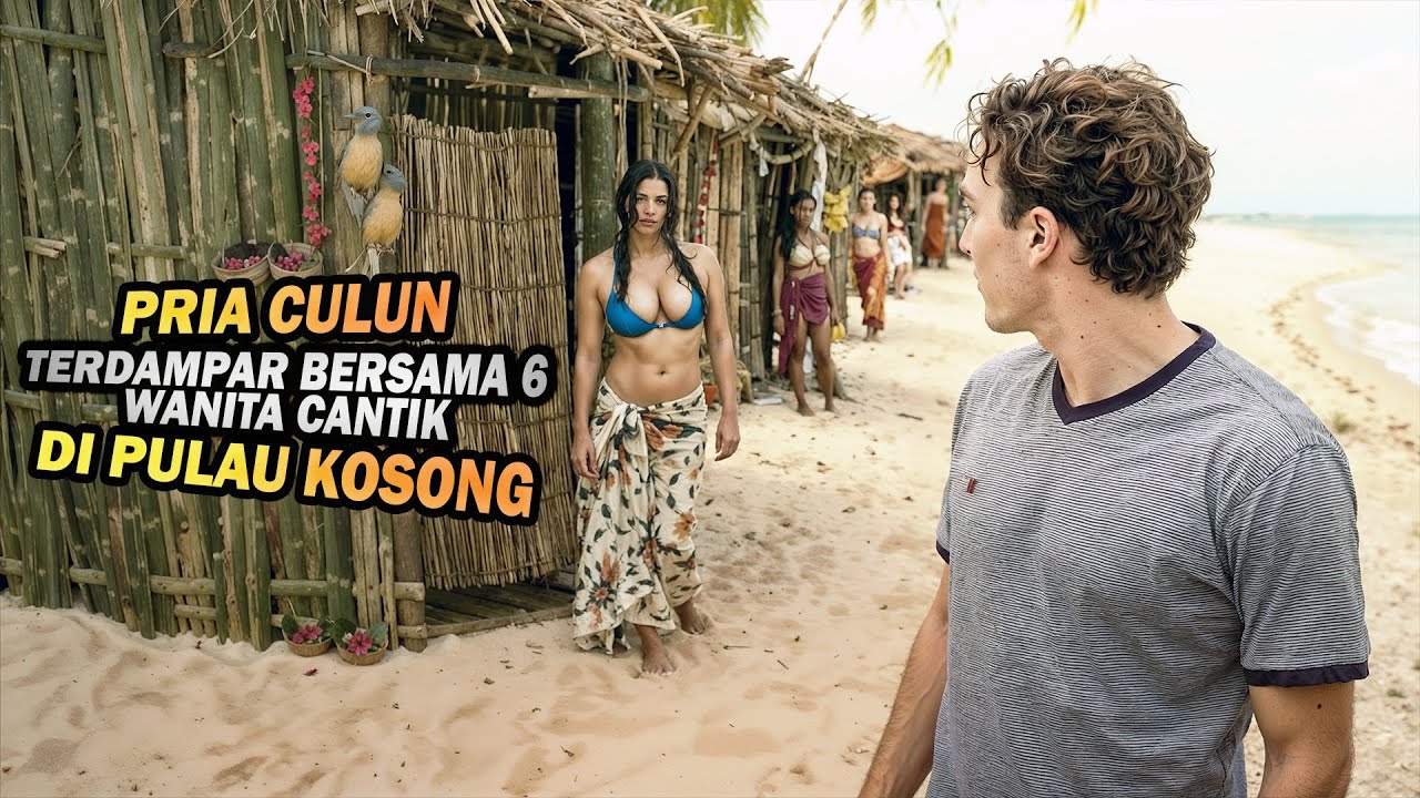 TERDAMPAR BERSAMA 6 WANITA CANTIK DI PULAU KOSONG