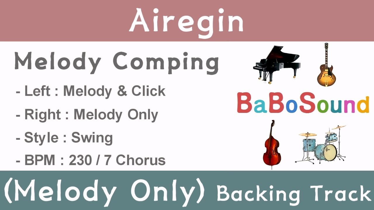 Airegin / Backing Track (Melody Only) / Melody With Metronome
