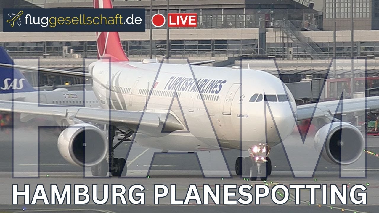 Planespotting LIVE Hamburg Airport HAM (EDDH) - Samstag 10.5.2025 - Single Runway!
