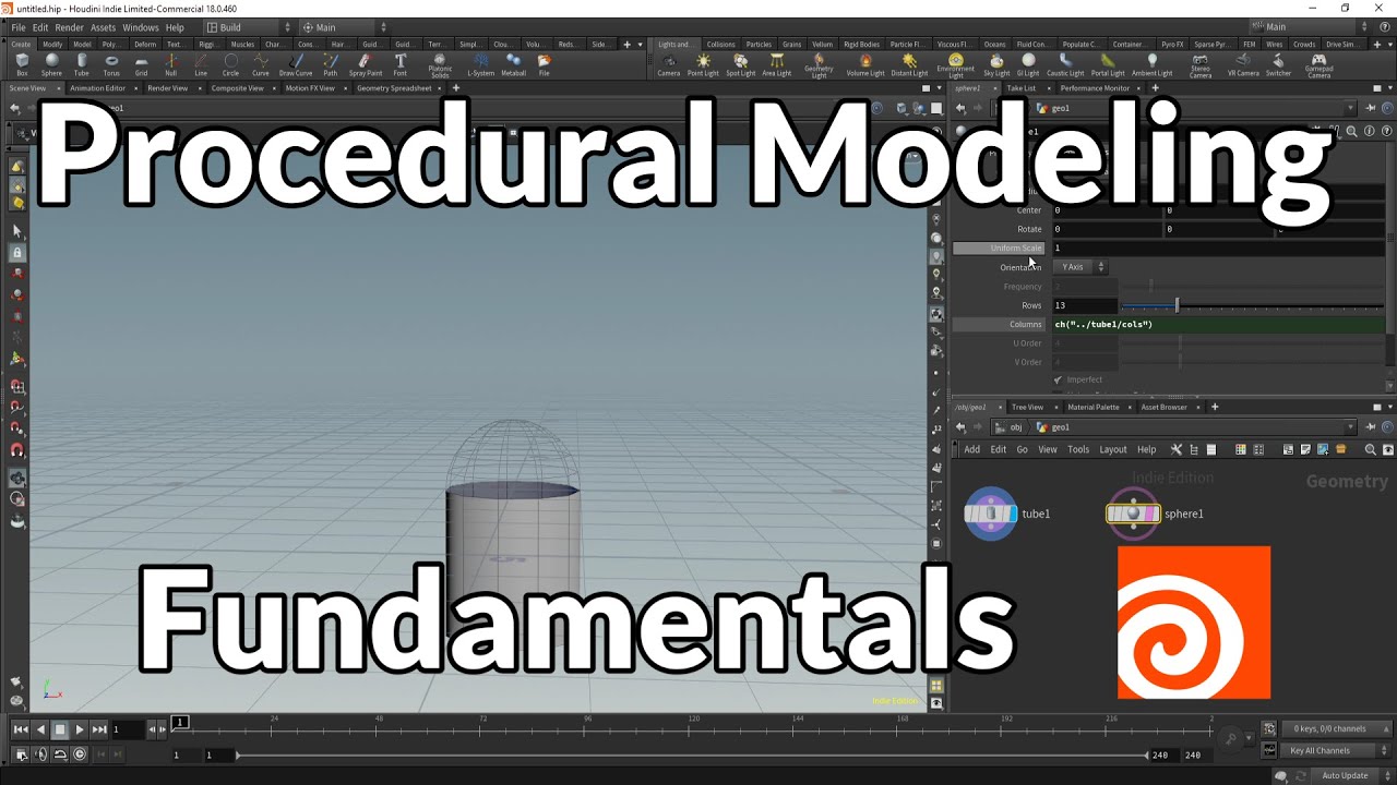 Procedural Modeling Fundamentals in Houdini