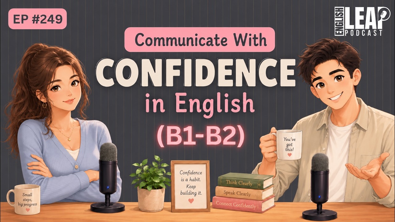 English Podcast For Learning English | Communicate With Confidence | English Conversation Practice