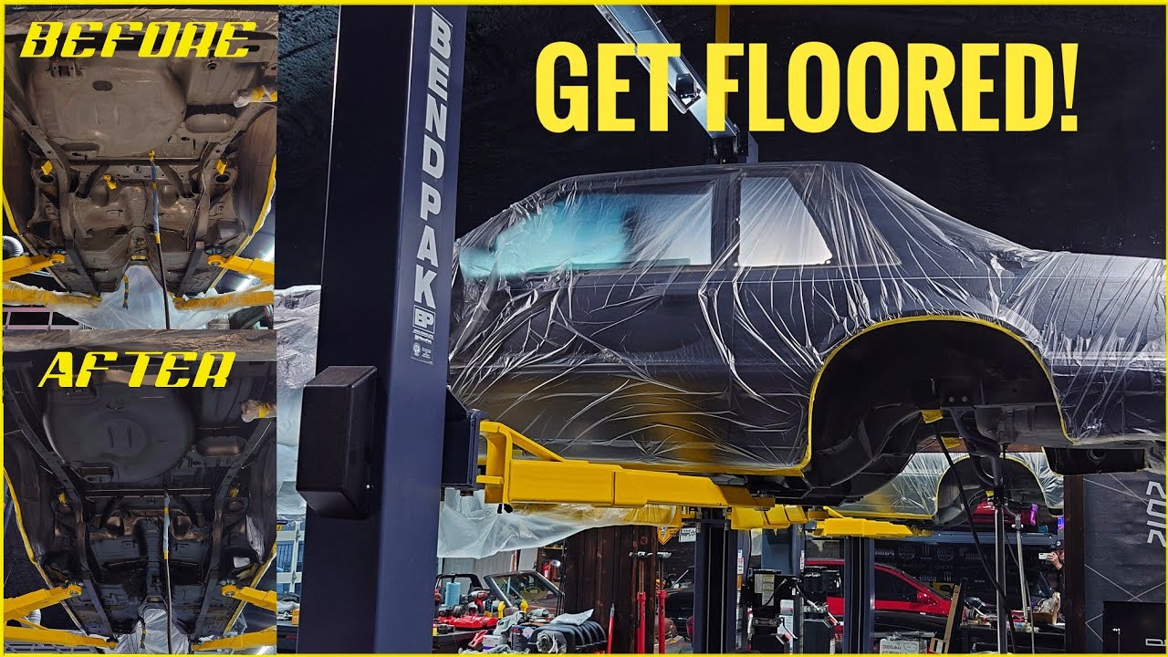 ALL Black Floors! -  Making the underside of your Foxbody as nice as the Top!