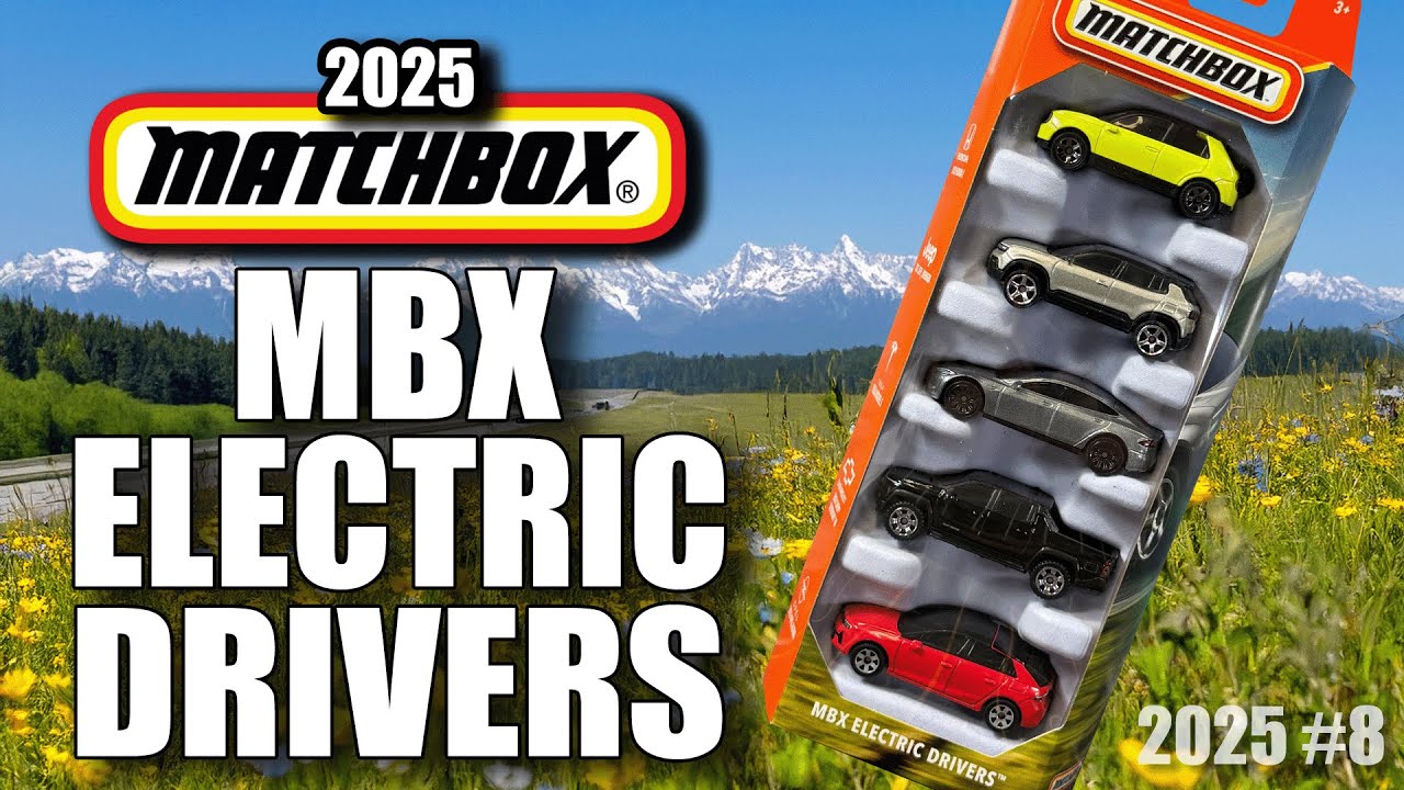 Unboxing the NEW 2025 Matchbox ELECTRIC DRIVERS 5-Pack for EARTH DAY!!