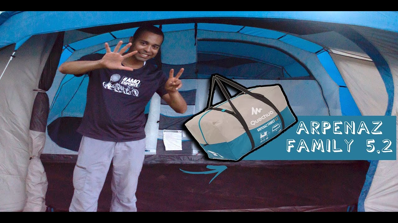 Montando a barraca Quechua Arpenaz Family 5.2!