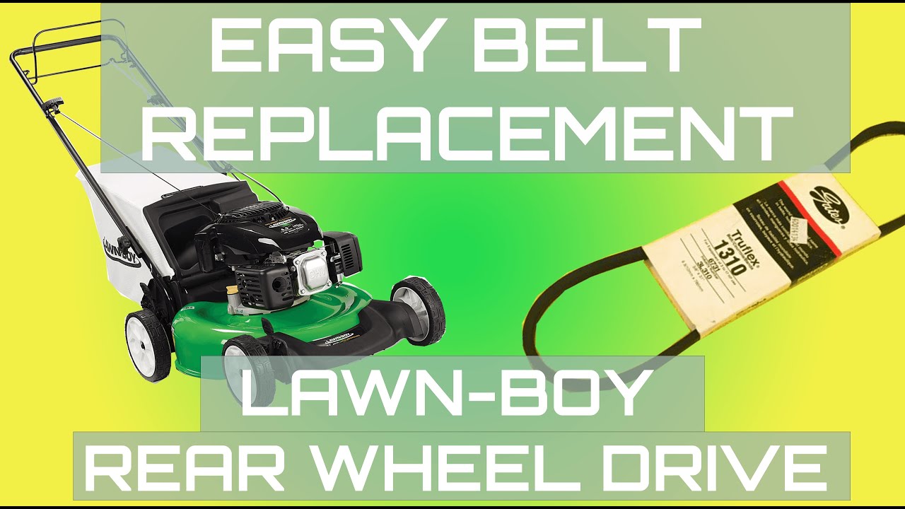 ЛЕГКАЯ И БЫСТРАЯ замена приводного ремня самоходной газонокосилки Lawn-Boy 4K