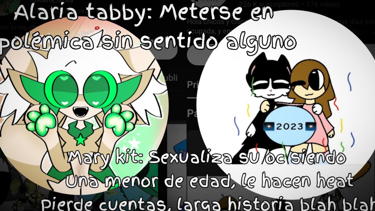 Mi problema con Alaria tabby y Mary kit /// [[MEGACOLAB #1]]