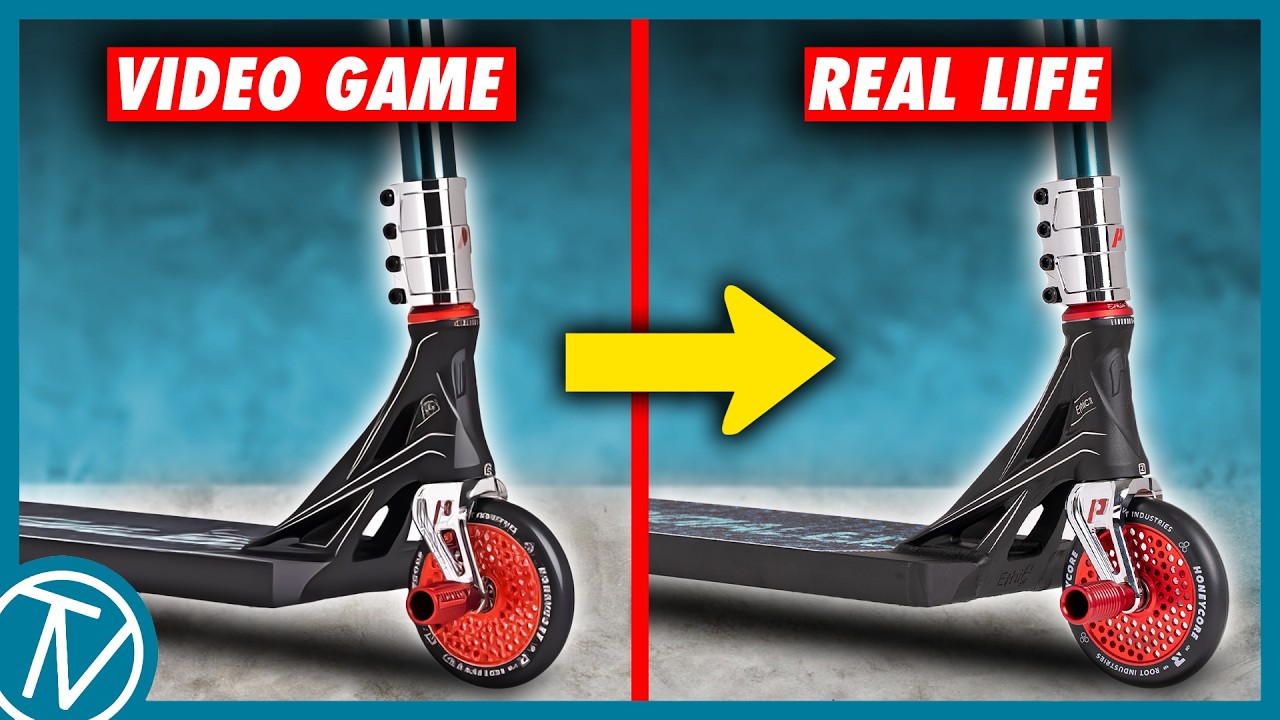 Самокат из видеоигры против настоящего самоката | The Vault Pro Scooters