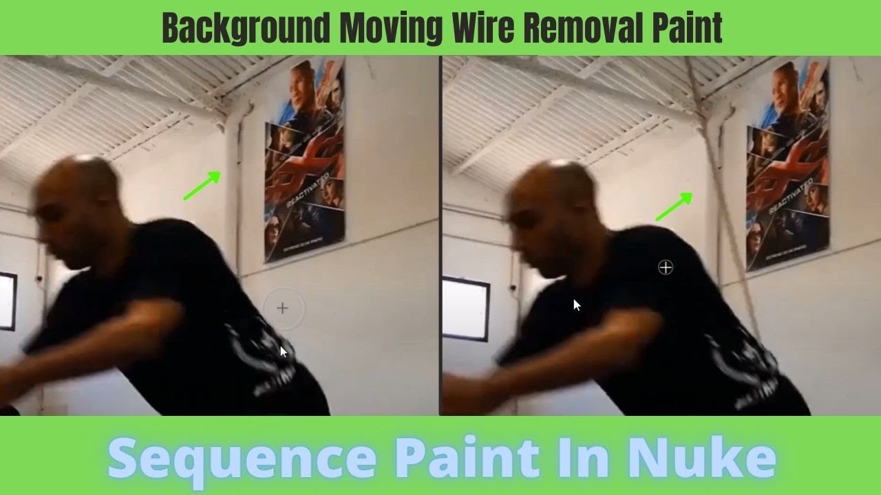 Sequence Paint In Nuke | Background Move Rotate Skew Scale