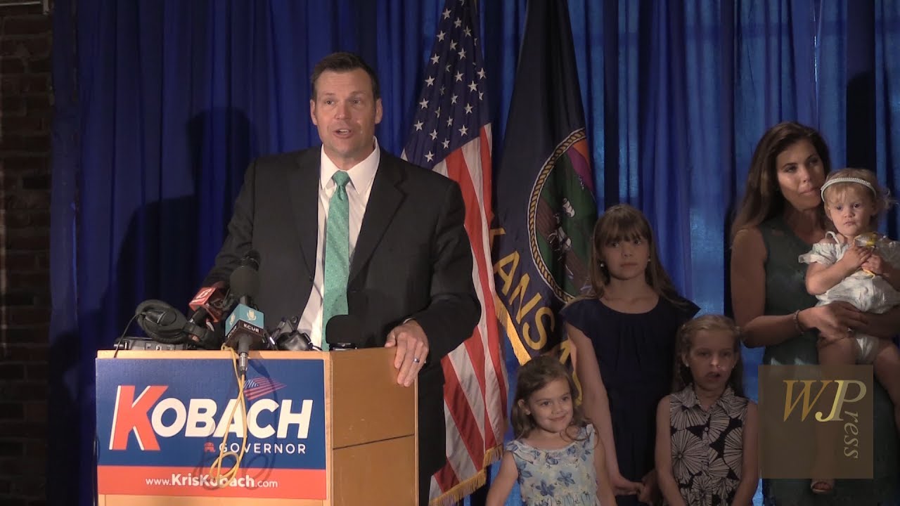 Kansas Secretary of State Kris Kobach announces as candidate for Kansas Governor (FULL EVENT)