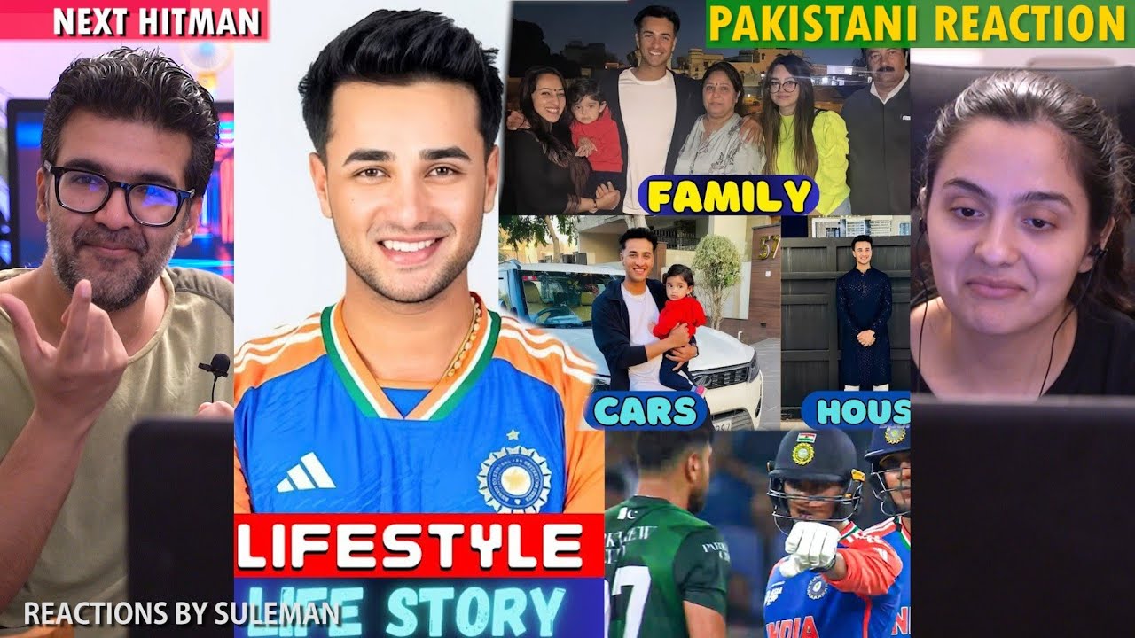 Pakistani Couple Reacts Abhishek Sharma Lifestyle| Life Story | Cricket Career | Family | Net Worth