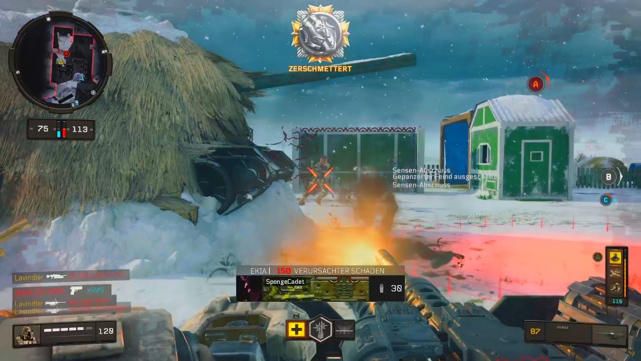 CommanderEU BO4 TRIPLE NUCLEAR in 6vs6 Domination [4 man party with 2 noobs] | Xim Apex / Xim Matrix