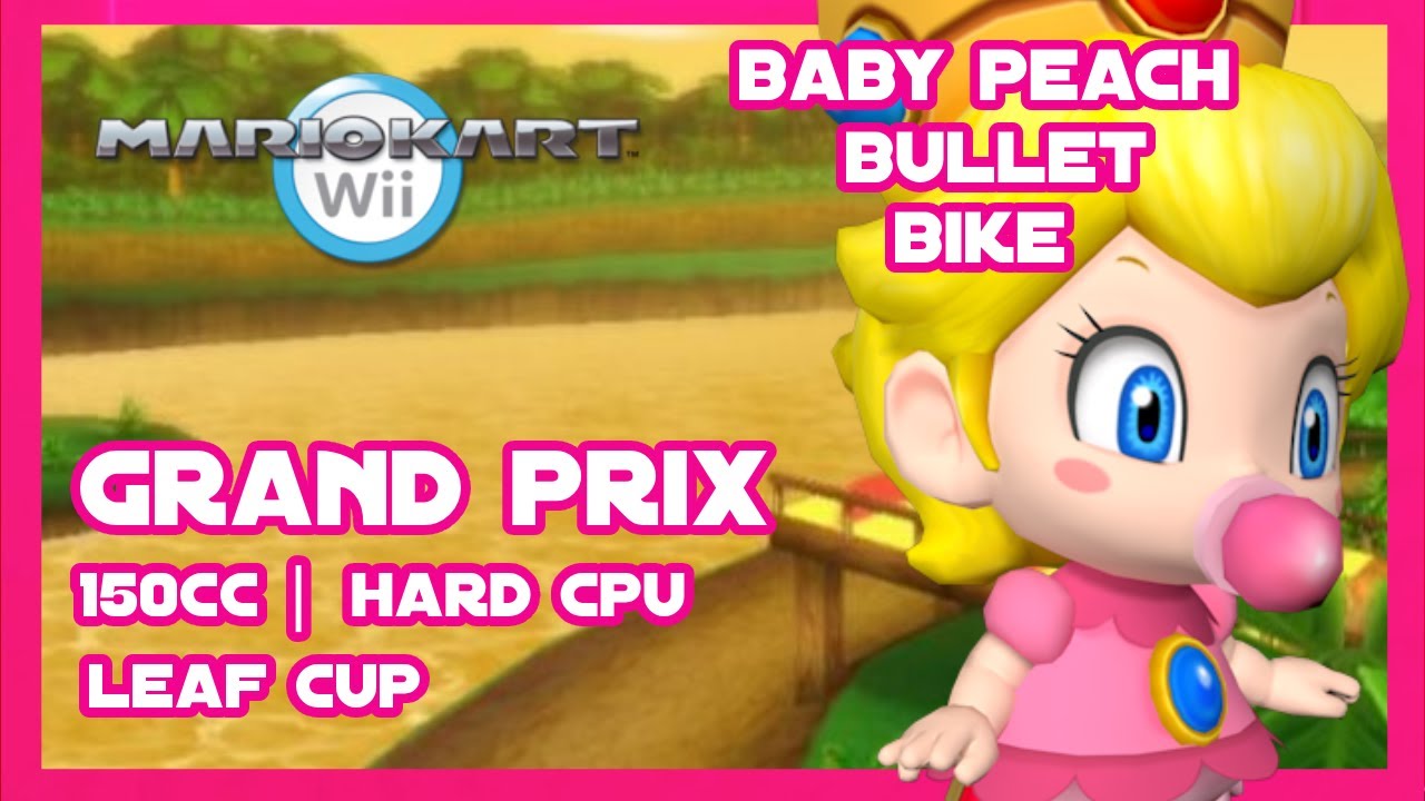 Mario Kart Wii Leaf Cup 150cc (Baby Peach Gameplay)
