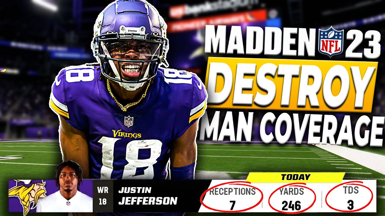 MUST WATCH* How To Beat The Man Coverage META (Madden 23)