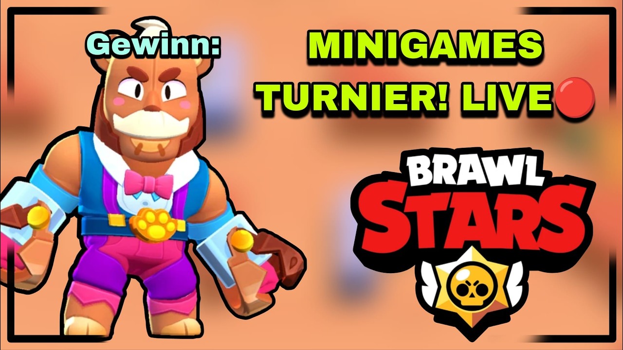 Minigames Tournier, Gewinner kriegt gratis Sam Skin! Brawl Stars Comeback!🏆🔴 | BRAWL STARS LIVE